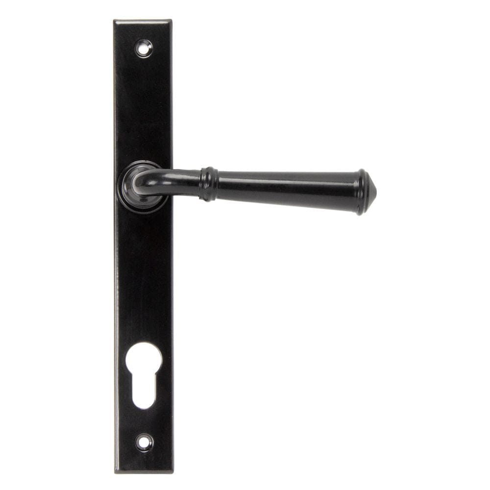 From The Anvil Door Furniture Black / Multi Point Lock Set / 92mm c/c From The Anvil - Black Regency Slimline Lever Espag. Lock Set