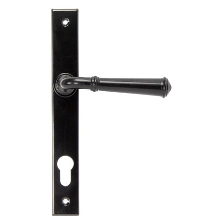From The Anvil Door Furniture Black / Multi Point Lock Set / 92mm c/c From The Anvil - Black Regency Slimline Lever Espag. Lock Set