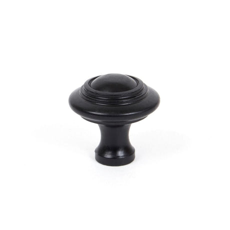 From The Anvil Cabinet Hardware Black / Cabinet Knobs / Large From The Anvil - Black Ringed Cabinet Knob - Large