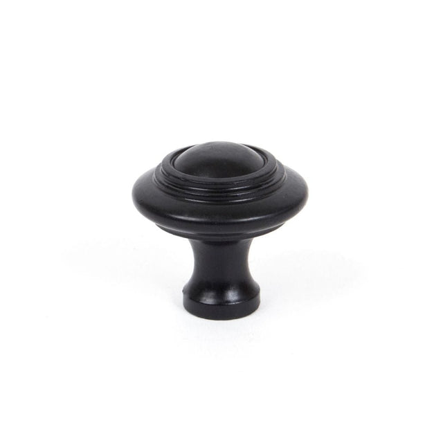 From The Anvil Cabinet Hardware Black / Cabinet Knobs / Large From The Anvil - Black Ringed Cabinet Knob - Large