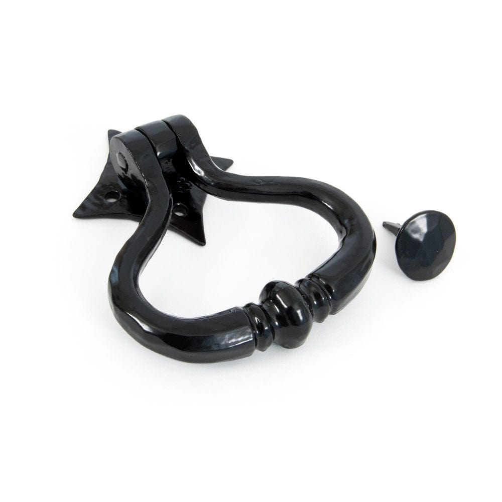 From The Anvil Door Furniture Black From The Anvil - Black Shakespeare Door Knocker