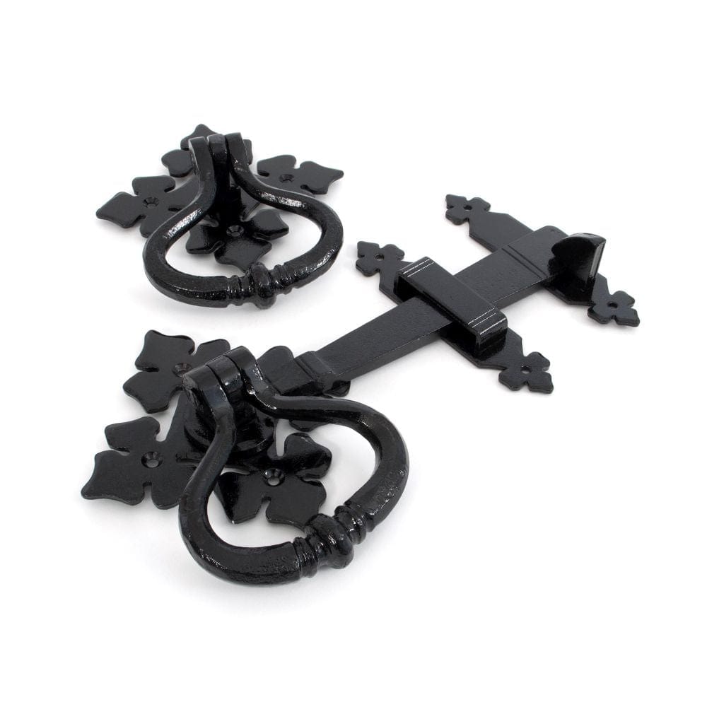 From The Anvil Door Furniture Black / Ring Latch From The Anvil - Black Shakespeare Latch Set