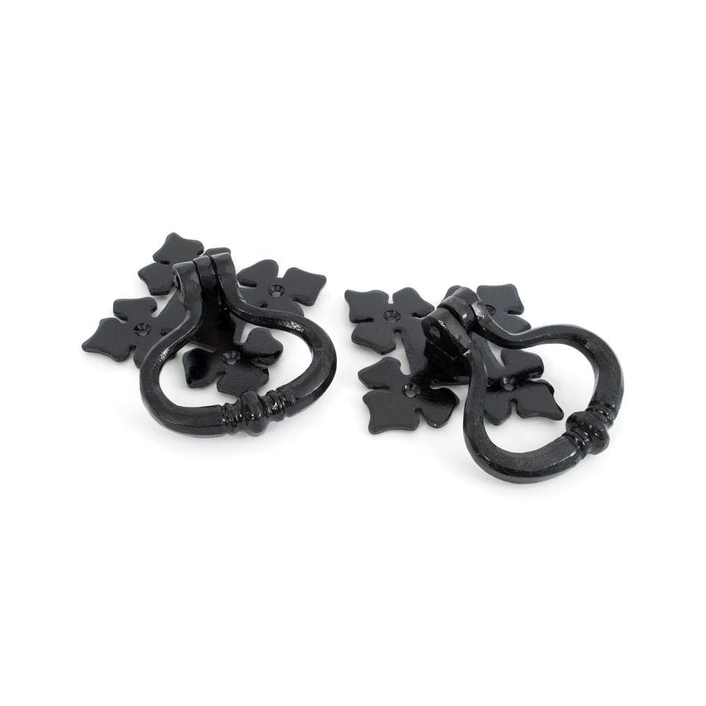 From The Anvil Door Furniture Black / Ring Latch From The Anvil - Black Shakespeare Ring Turn Set