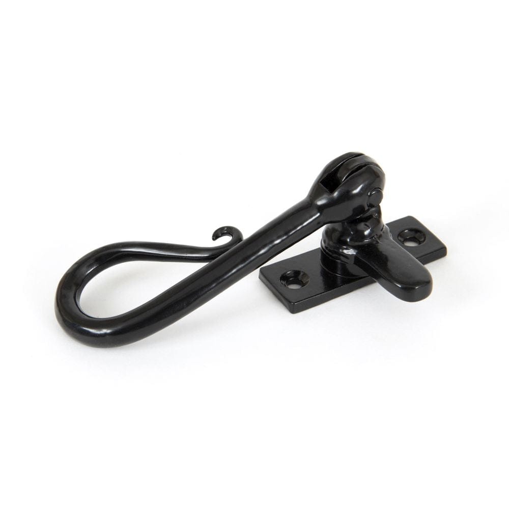 From The Anvil Window Furniture Black / No / Mortice & Hook Place From The Anvil - Black Shepherd's Crook Fastener