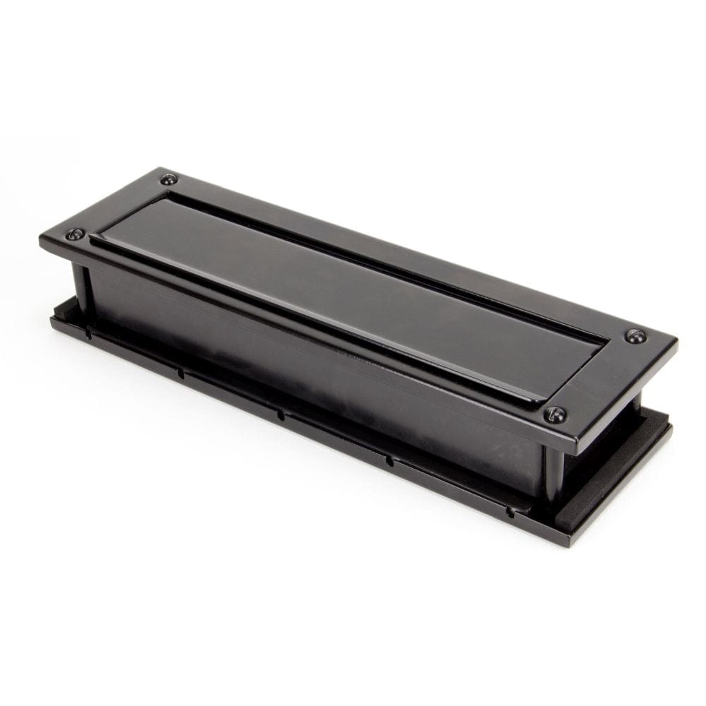 From The Anvil Door Furniture Black / Sleeved Letterbox / 315 x 92mm From The Anvil - Black Traditional Letterbox