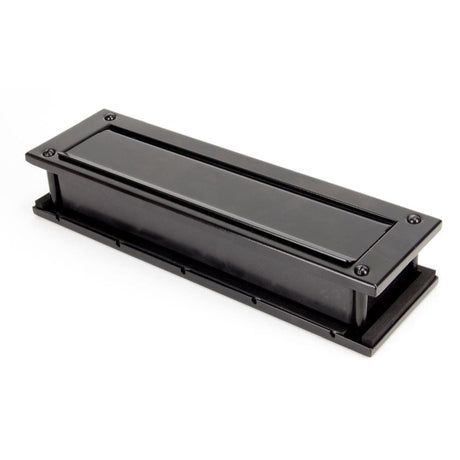 From The Anvil Door Furniture Black / Sleeved Letterbox / 315 x 92mm From The Anvil - Black Traditional Letterbox