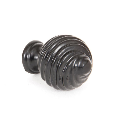 From The Anvil Cabinet Hardware Black / Cabinet Knobs From The Anvil - Black Twist Cabinet Knob