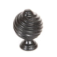 From The Anvil Cabinet Hardware Black / Cabinet Knobs From The Anvil - Black Twist Cabinet Knob