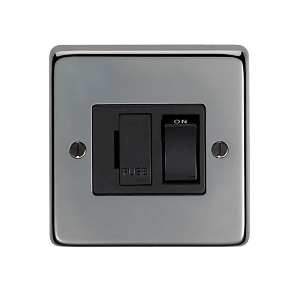 From The Anvil Electrical Black Nickel / 13 Amp Fused Switch From The Anvil - BN 13 Amp Fused Switch