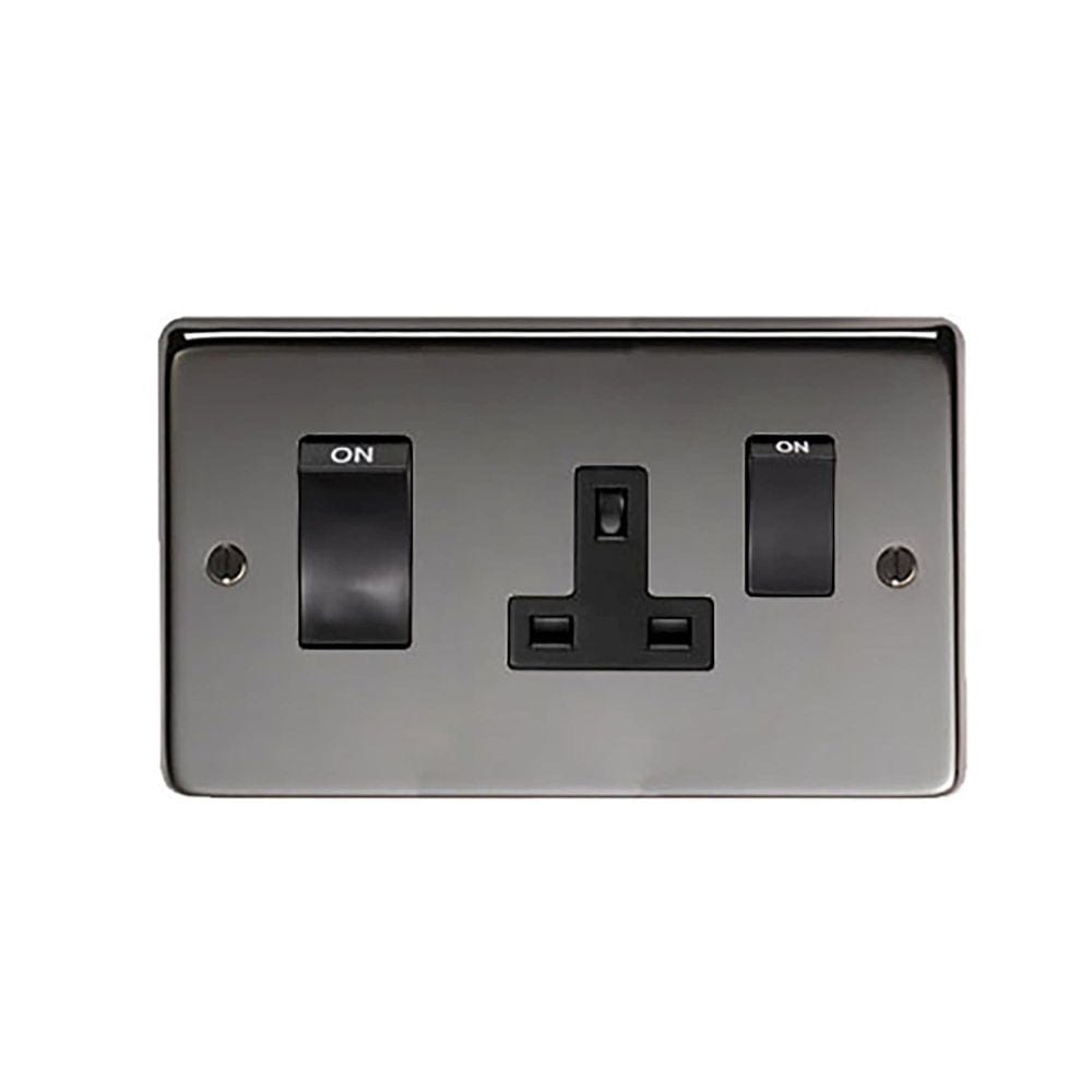 From The Anvil Electrical Black Nickel / 45 Amp Switch & Socket From The Anvil - BN 45 Amp Switch & Socket
