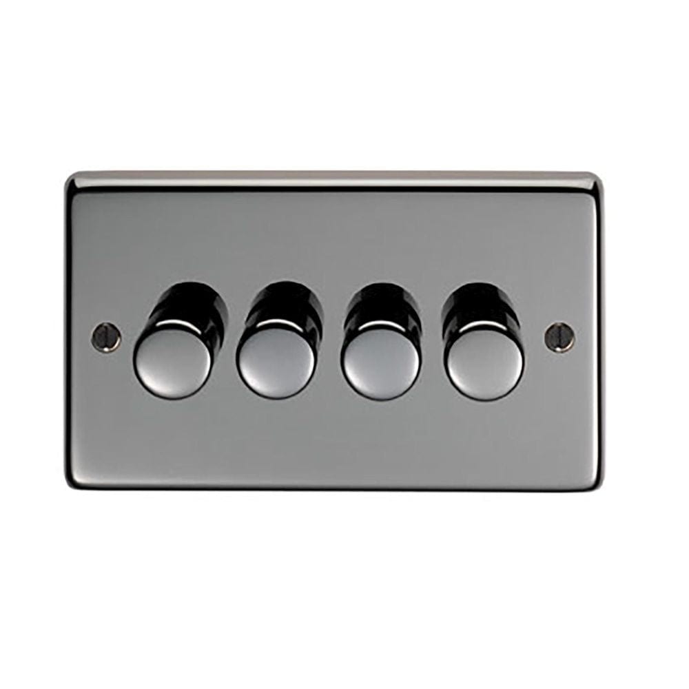 From The Anvil Electrical Black Nickel / Quad LED Dimmer Switch From The Anvil - BN Quad LED Dimmer Switch