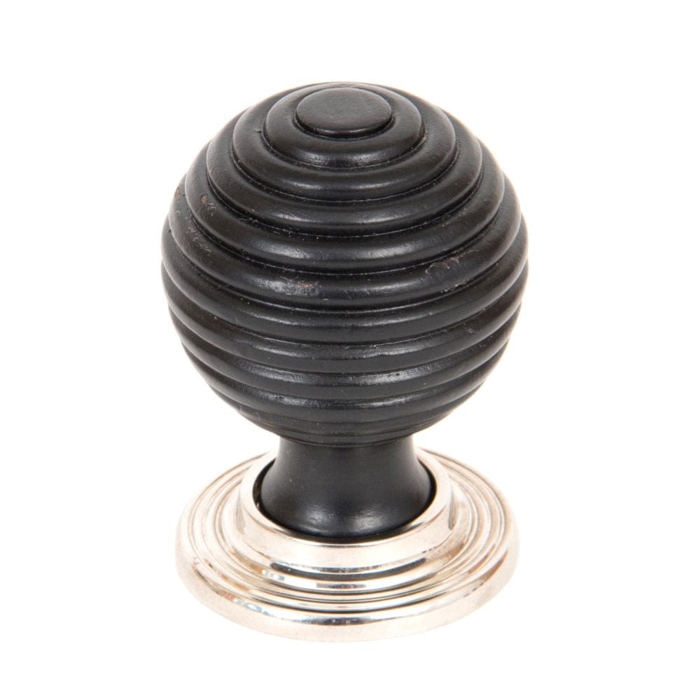 From The Anvil Cabinet Hardware Ebony / Cabinet Knobs / 38mm Dia. From The Anvil - Ebony and PN Beehive Cabinet Knob 38mm