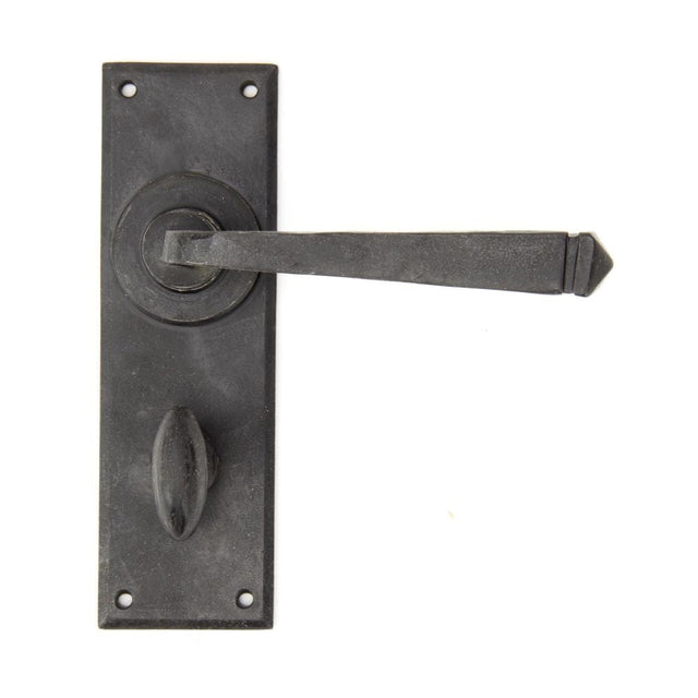 From The Anvil Door Furniture External Beeswax / Bathroom Lock Handles From The Anvil - External Beeswax Avon Lever Bathroom Set