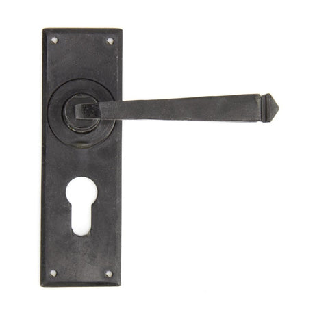 From The Anvil Door Furniture External Beeswax / Euro Profile Lock Handles From The Anvil - External Beeswax Avon Lever Euro Lock Set