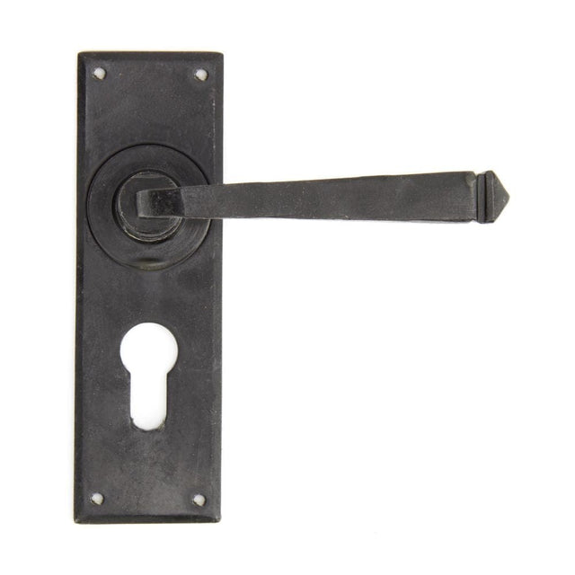 From The Anvil Door Furniture External Beeswax / Euro Profile Lock Handles From The Anvil - External Beeswax Avon Lever Euro Lock Set