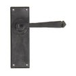 From The Anvil Door Furniture External Beeswax / Latch Handles From The Anvil - External Beeswax Avon Lever Latch Set