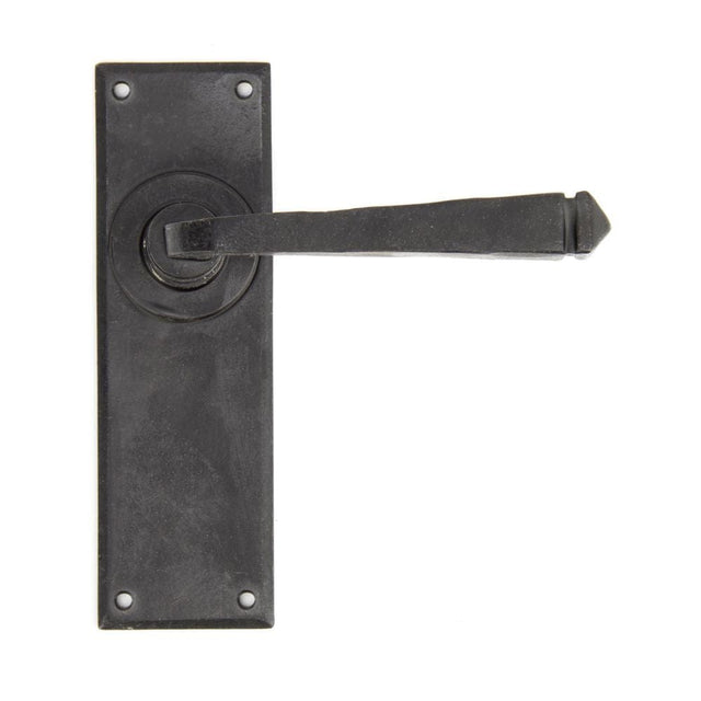 From The Anvil Door Furniture External Beeswax / Latch Handles From The Anvil - External Beeswax Avon Lever Latch Set