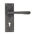 From The Anvil Door Furniture External Beeswax / Std. Lock Handles From The Anvil - External Beeswax Avon Lever Lock Set