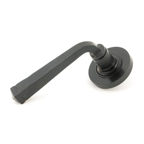 From The Anvil Door Furniture External Beeswax / Round Rose From The Anvil - External Beeswax Avon Round Lever on Rose Set (Plain)