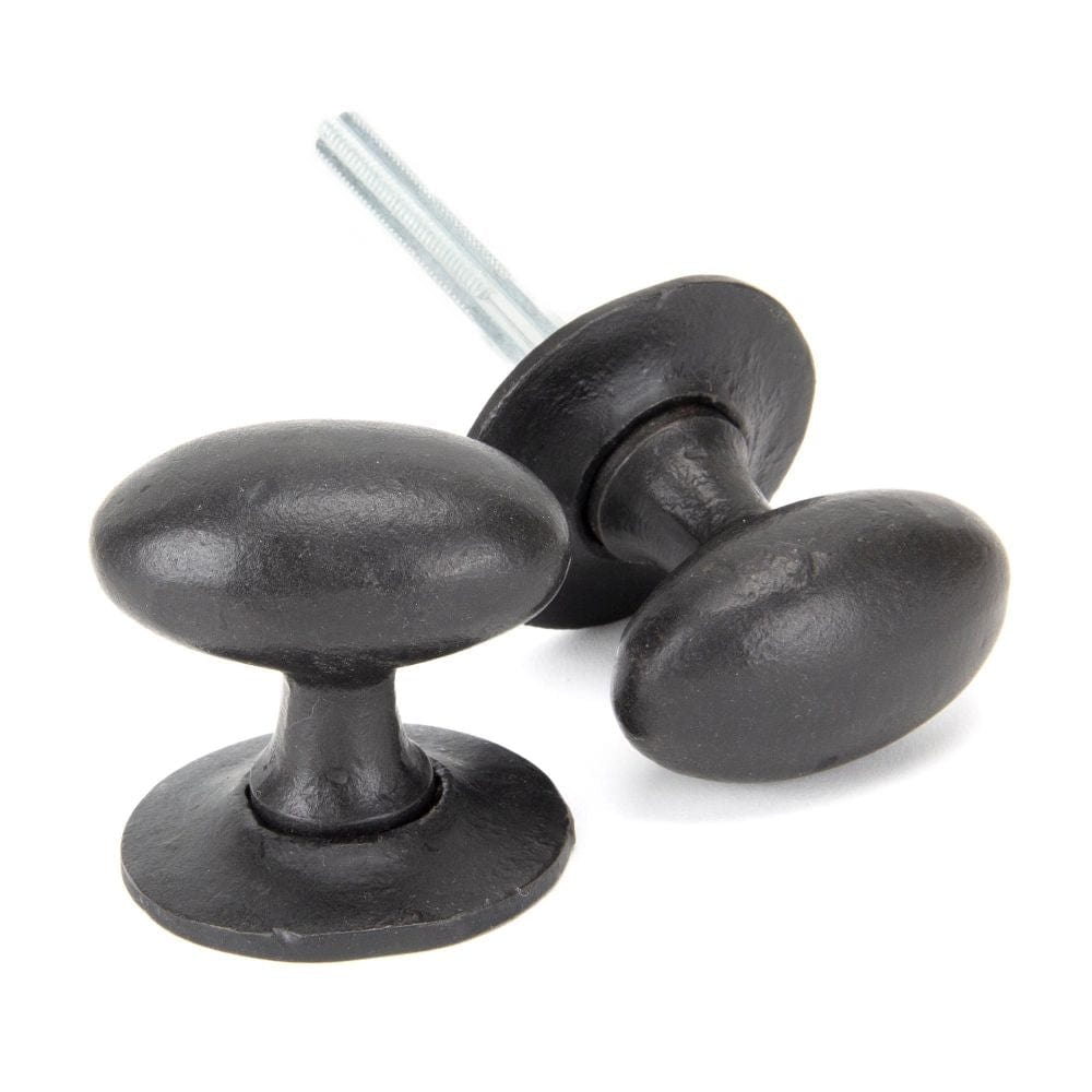 From The Anvil Door Furniture External Beeswax / Mortice/Rim Knobs From The Anvil - External Beeswax Oval Mortice/Rim Knob Set
