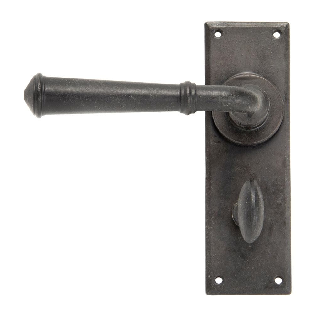From The Anvil Door Furniture External Beeswax / Bathroom Lock Handles From The Anvil - External Beeswax Regency Lever Bathroom Set