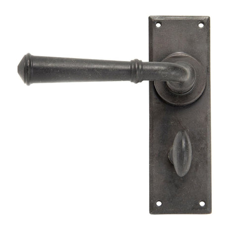 From The Anvil Door Furniture External Beeswax / Bathroom Lock Handles From The Anvil - External Beeswax Regency Lever Bathroom Set