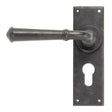 From The Anvil Door Furniture External Beeswax / Euro Profile Lock Handles From The Anvil - External Beeswax Regency Lever Euro Lock Set