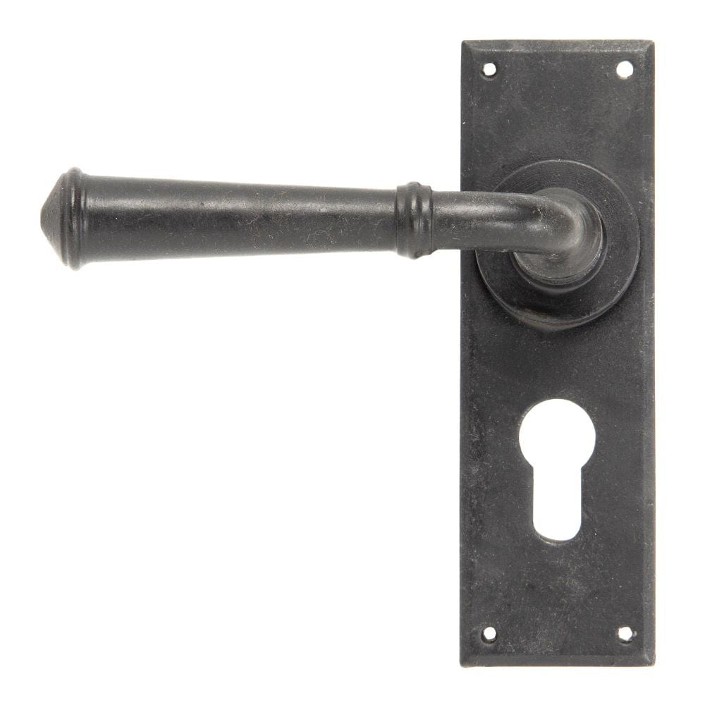 From The Anvil Door Furniture External Beeswax / Euro Profile Lock Handles From The Anvil - External Beeswax Regency Lever Euro Lock Set
