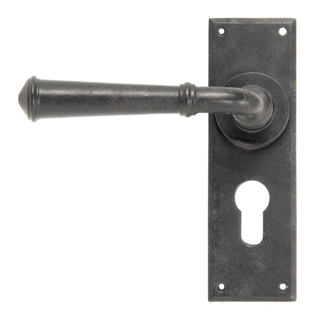 From The Anvil Door Furniture External Beeswax / Euro Profile Lock Handles From The Anvil - External Beeswax Regency Lever Euro Lock Set