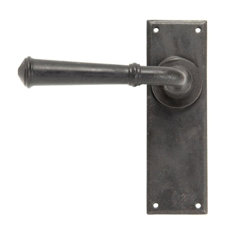 From The Anvil Door Furniture External Beeswax / Latch Handles From The Anvil - External Beeswax Regency Lever Latch Set
