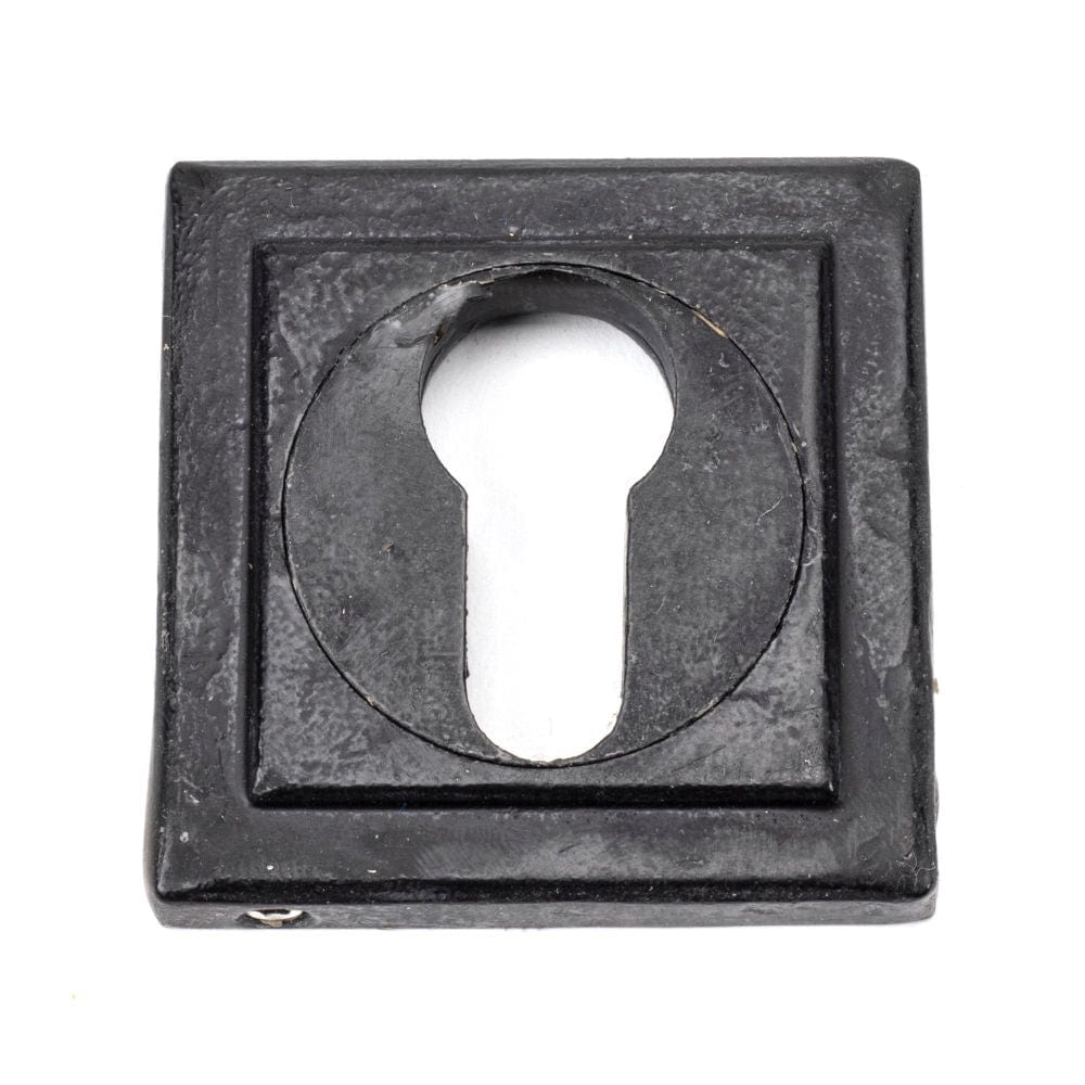 From The Anvil Door Furniture External Beeswax / Euro Profile Escutcheons From The Anvil - External Beeswax Round Euro Escutcheon (Square)