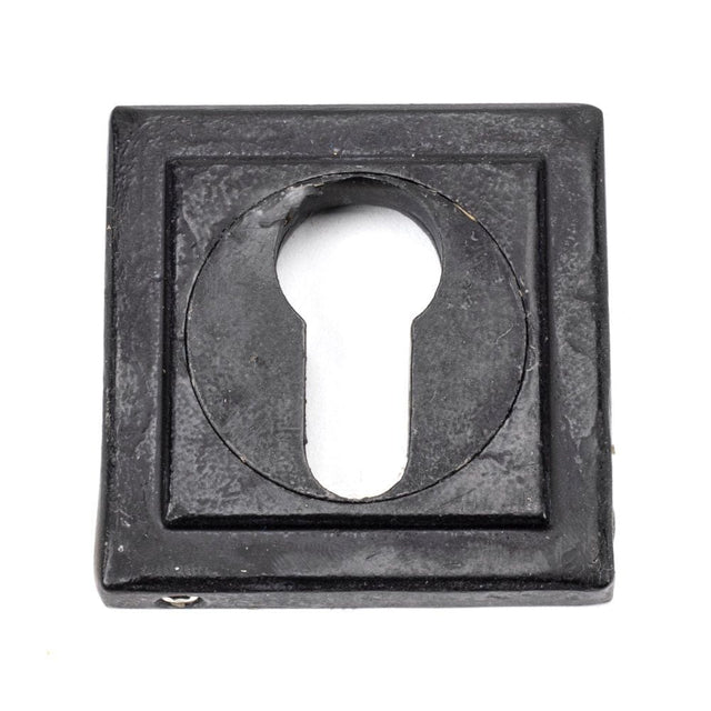 From The Anvil Door Furniture External Beeswax / Euro Profile Escutcheons From The Anvil - External Beeswax Round Euro Escutcheon (Square)