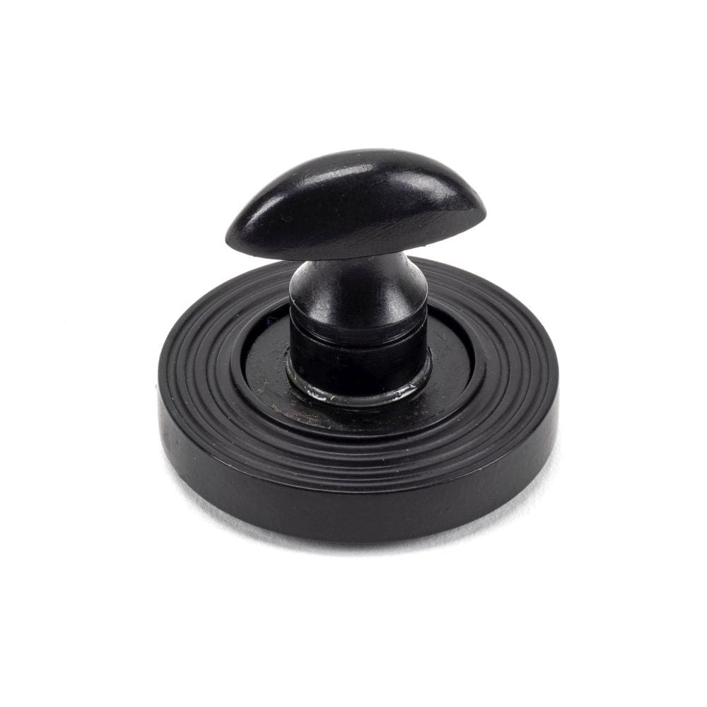From The Anvil Door Furniture External Beeswax / No From The Anvil - External Beeswax Round Thumbturn Set (Beehive)