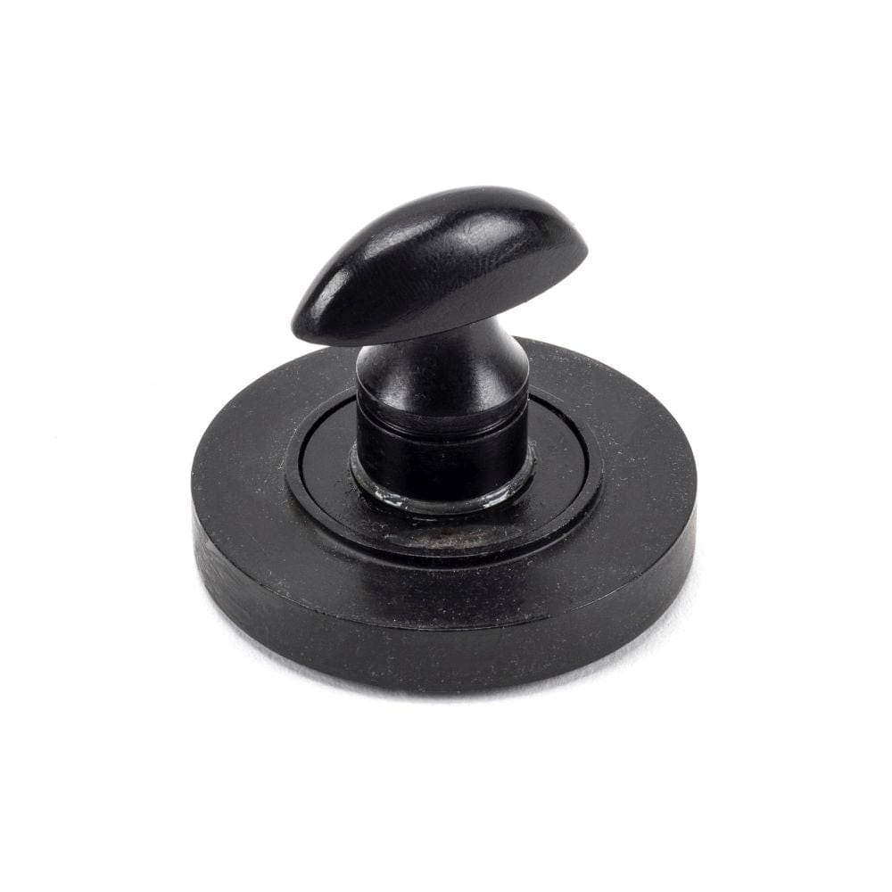 From The Anvil Door Furniture External Beeswax / No From The Anvil - External Beeswax Round Thumbturn Set (Plain)