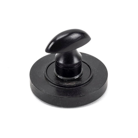 From The Anvil Door Furniture External Beeswax / No From The Anvil - External Beeswax Round Thumbturn Set (Plain)