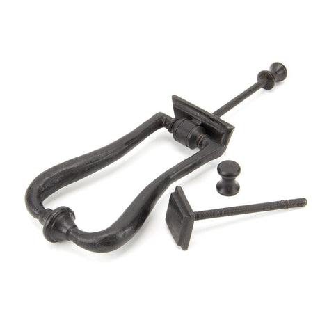 From The Anvil Door Furniture External Beeswax / Art Deco Door Knocker From The Anvil - External Beeswax Slimline Art Deco Door Knocker