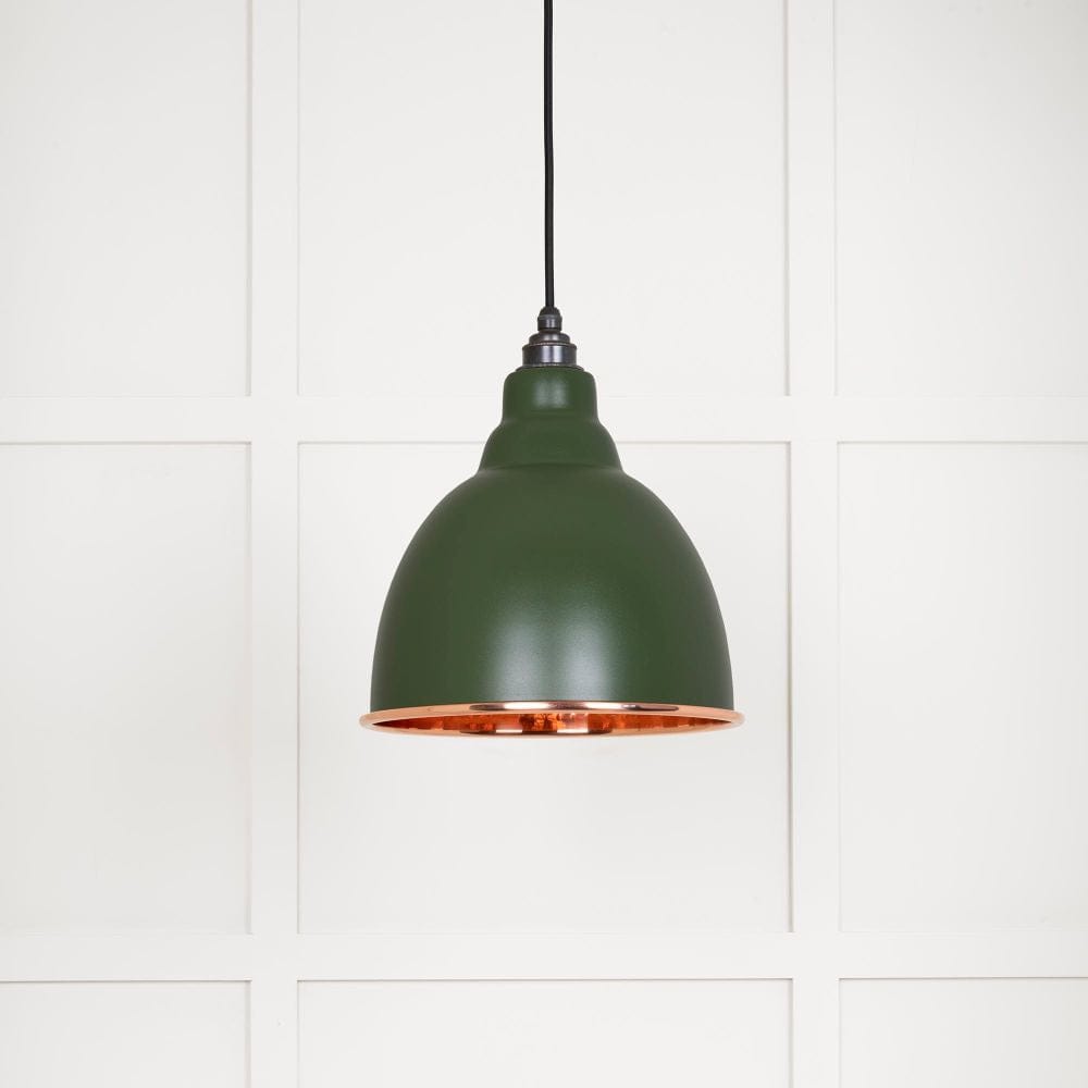 From The Anvil Electrical Hammered Copper / Ceiling Pendants From The Anvil - Hammered Copper Brindley Pendant in Heath