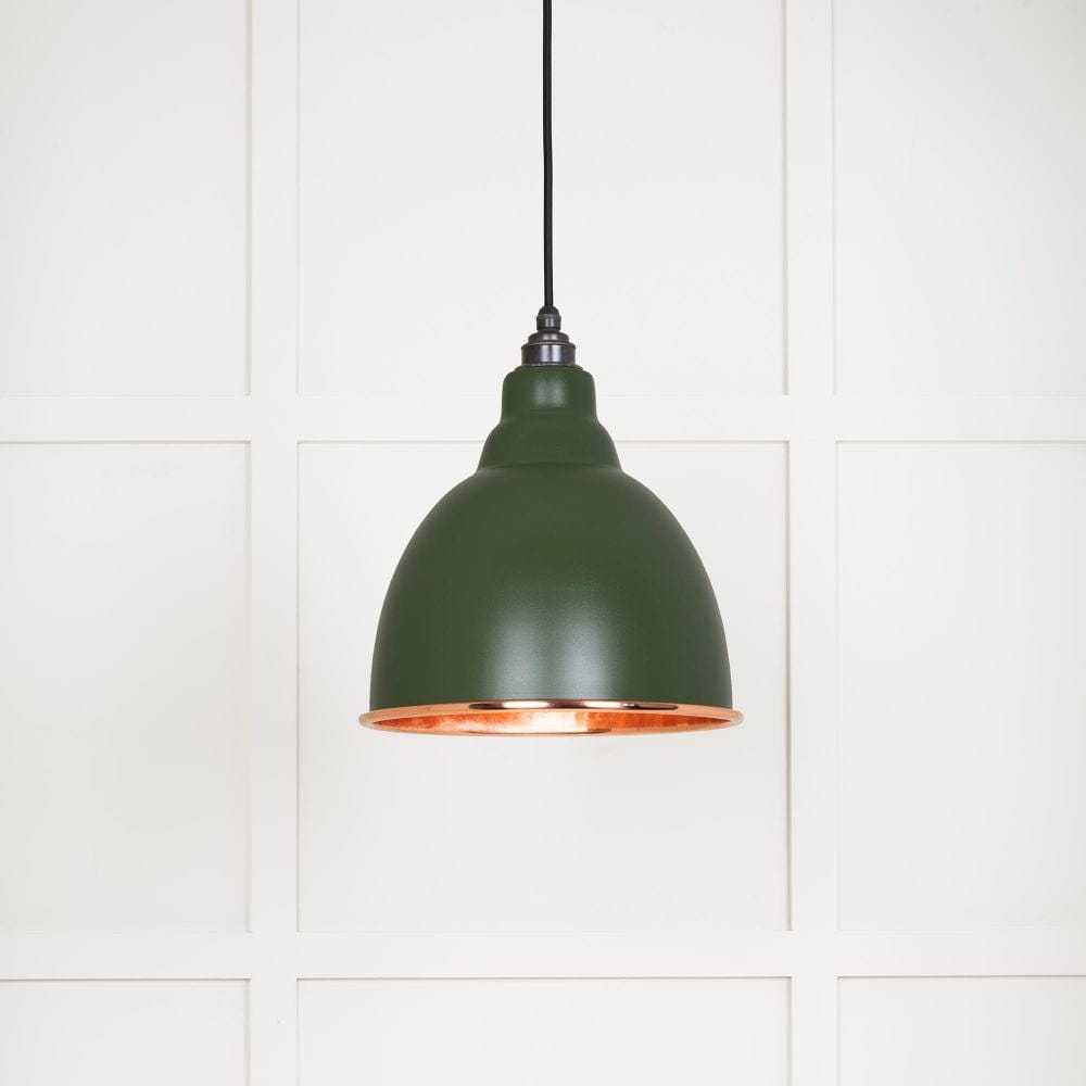 From The Anvil Electrical Hammered Copper / Ceiling Pendants From The Anvil - Hammered Copper Brindley Pendant in Heath