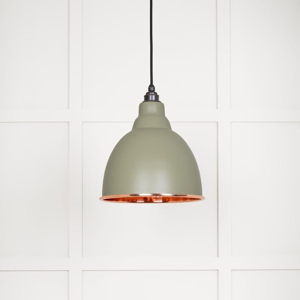 From The Anvil Electrical Hammered Copper / Ceiling Pendants From The Anvil - Hammered Copper Brindley Pendant in Tump