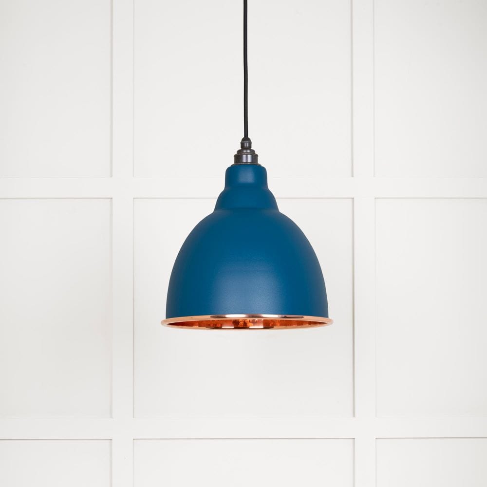 From The Anvil Electrical Hammered Copper / Ceiling Pendants From The Anvil - Hammered Copper Brindley Pendant in Upstream