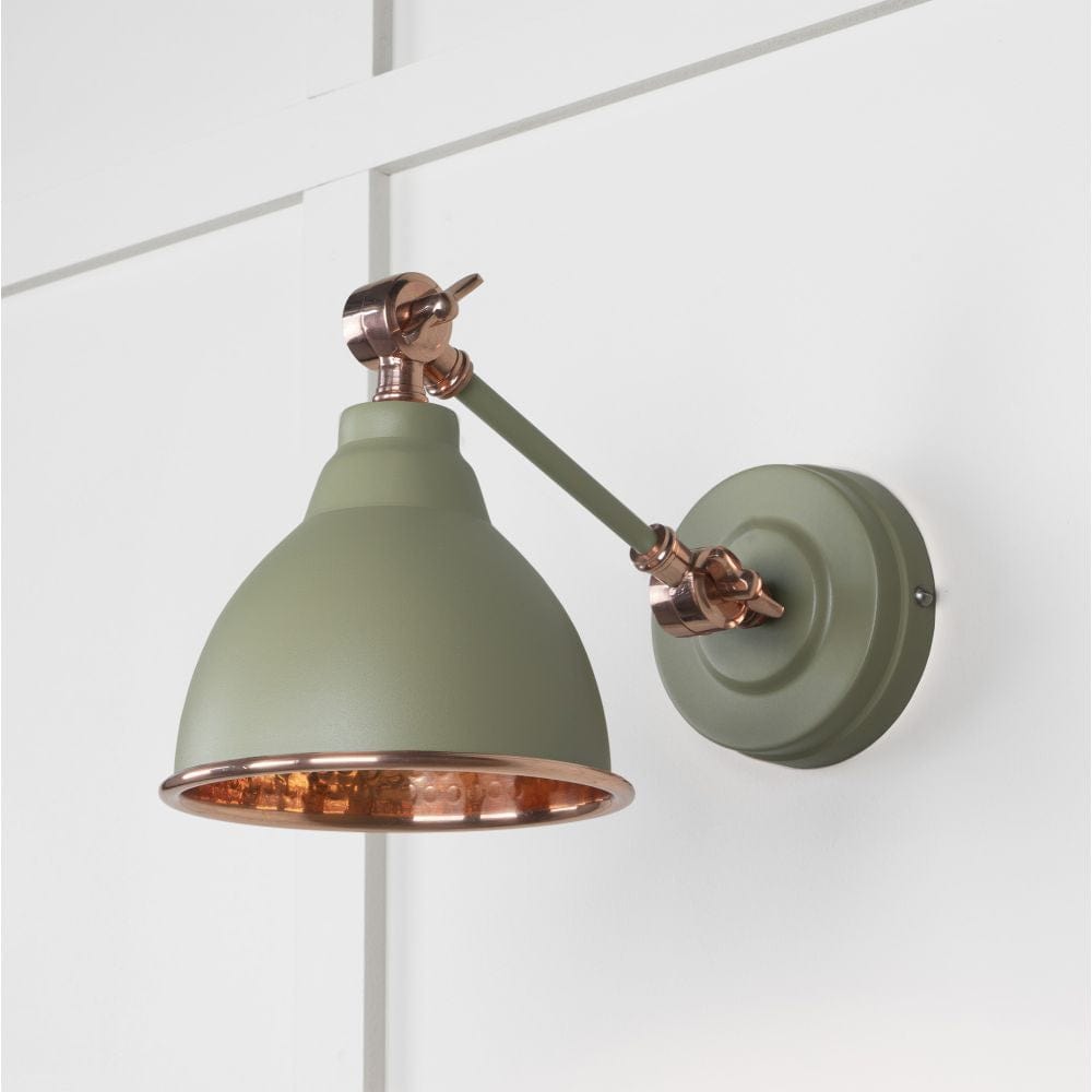 From The Anvil Electrical Hammered Copper / Wall Lights From The Anvil - Hammered Copper Brindley Wall Light in Tump
