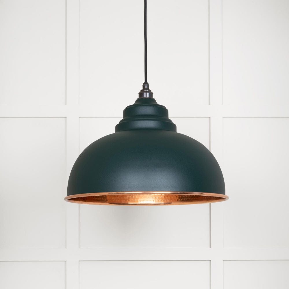 From The Anvil Electrical Hammered Copper / Ceiling Pendants From The Anvil - Hammered Copper Harborne Pendant in Dingle