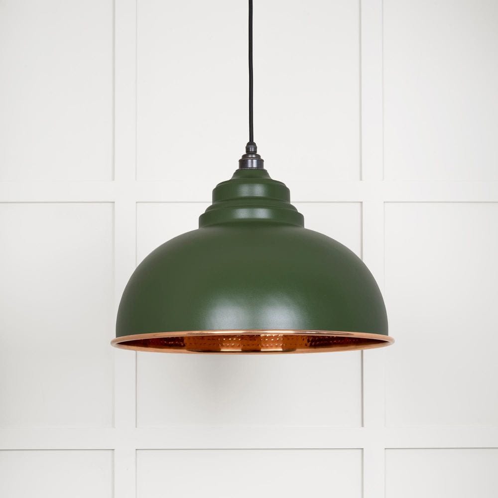 From The Anvil Electrical Hammered Copper / Ceiling Pendants From The Anvil - Hammered Copper Harborne Pendant in Heath