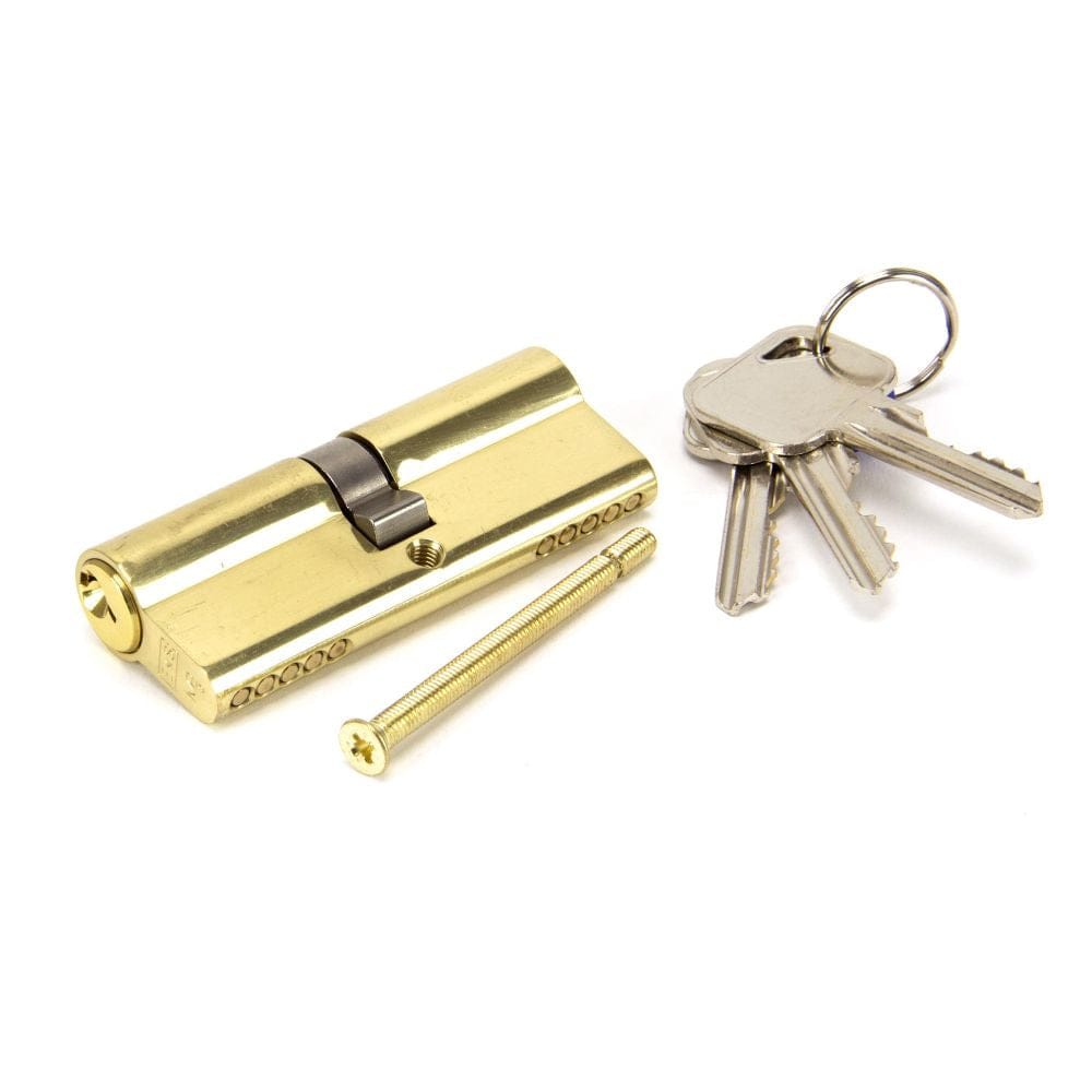 From The Anvil Locks & Latches Lacquered Brass / Euro Double Cylinders / 40 x 40mm From The Anvil - Lacquered Brass 40/40 5pin Euro Cylinder KA