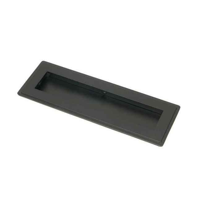 From The Anvil Door Furniture Matt Black / Flush Handle / Rectangular From The Anvil - Matt Black 175mm Art Deco Rectangular Pull