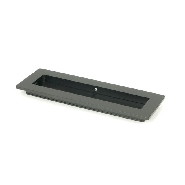 From The Anvil Door Furniture Matt Black / Flush Handle / Rectangular From The Anvil - Matt Black 175mm Plain Rectangular Pull