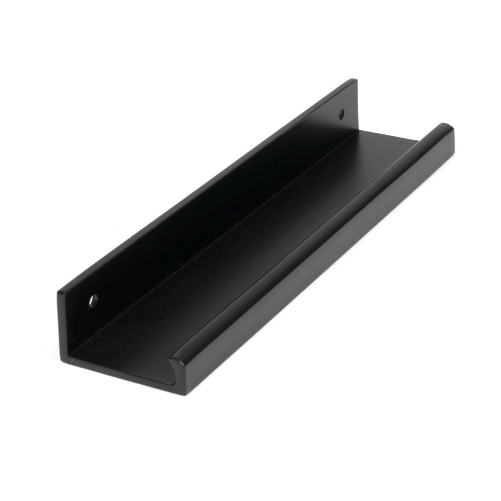 From The Anvil Cabinet Hardware Matt Black / Edge Pull / 200mm From The Anvil - Matt Black 200mm Plain Edge Pull