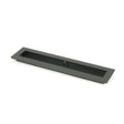 From The Anvil Door Furniture Matt Black / Flush Handle / Rectangular From The Anvil - Matt Black 250mm Plain Rectangular Pull