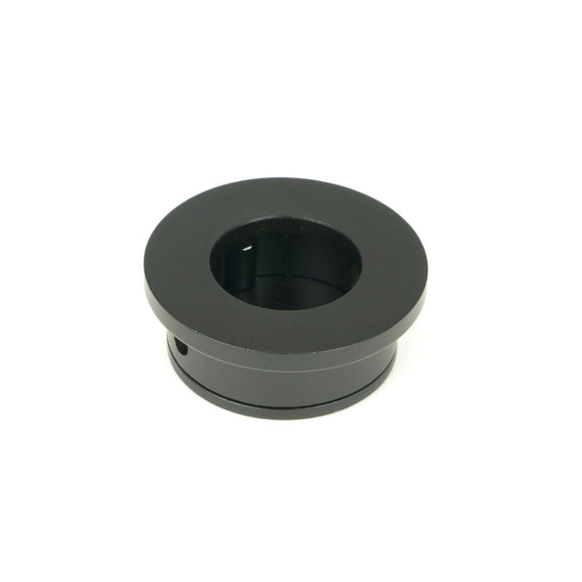 From The Anvil Door Furniture Matt Black / Door Edge Pull / Round From The Anvil - Matt Black 34mm Round Finger Edge Pull