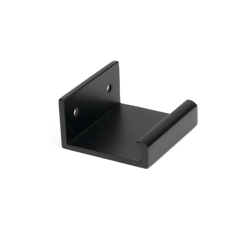 From The Anvil Cabinet Hardware Matt Black / Edge Pull / 50mm From The Anvil - Matt Black 50mm Plain Edge Pull